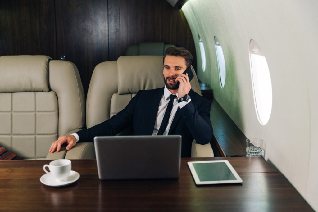 productivity in the air with private jets
